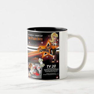 55. Jahrestags-Bomber-Tasse Zweifarbige Tasse