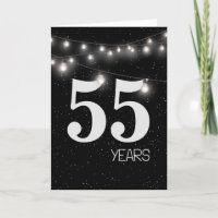 55. Jubiläum mit Leuchten und Sternen
