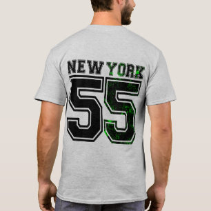 55 NEWYORK - Grunge Urban Streetwear Style T-Shirt