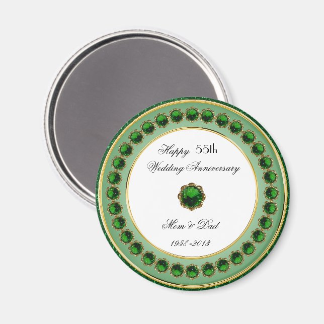 55e anniversaire du Mariage Magnet (Recto/Verso)