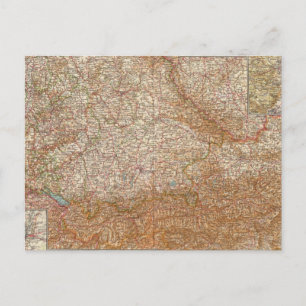 5657 Süddeutschland, Österreich Postkarte