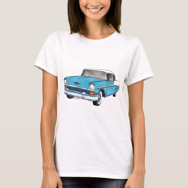 56 Chevrolet Belair T-Shirt (Vorderseite)