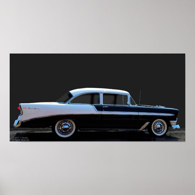"56 CHEVY BEL AIR POSTER (Vorne)