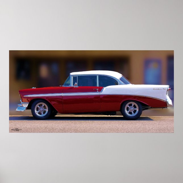 "56 CHEVY BEL AIR POSTER (Vorne)