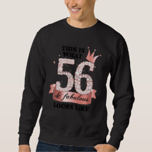 56 & Fantastisch I Rose- und Weiße Party-Gruppe Ca Sweatshirt