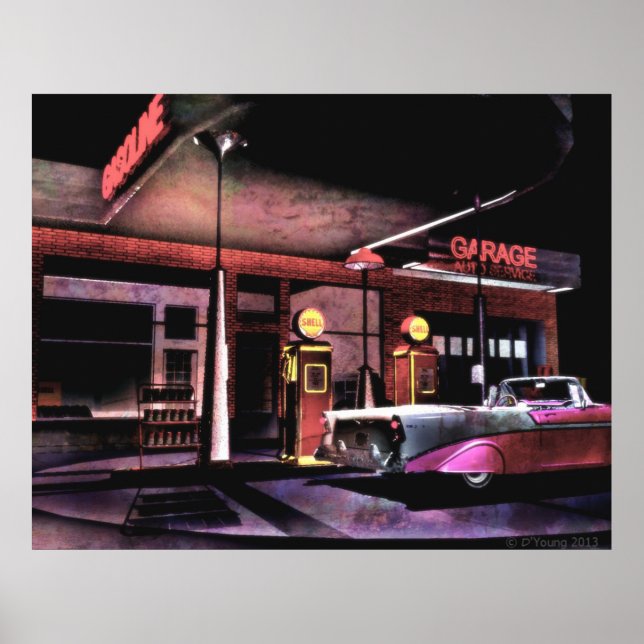 56 Gasstation Poster (Vorne)