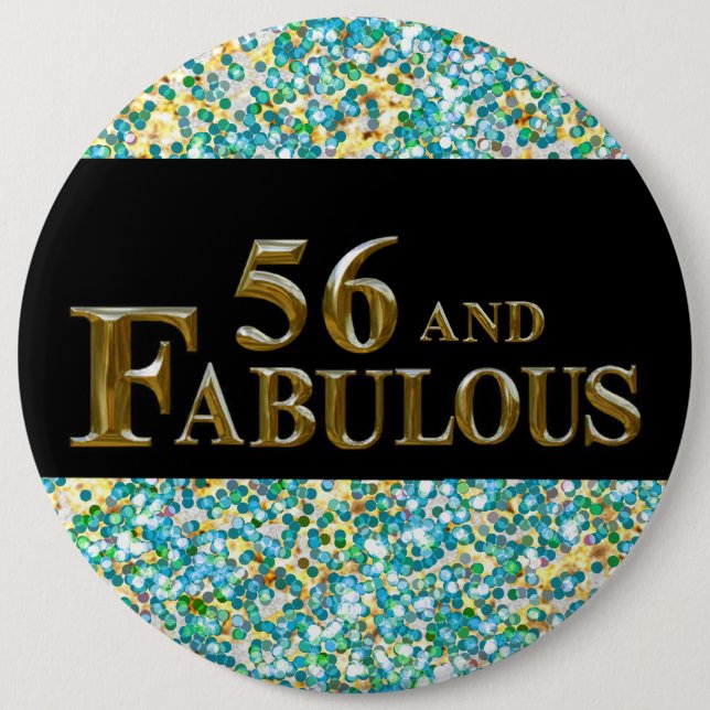 56. Geburtstag Button (Vorderseite)