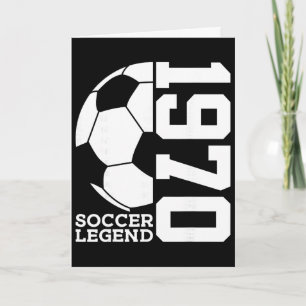56. Geburtstag Fußball-Legende 1970 Karte