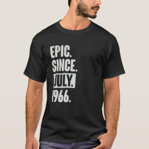 56 Jahre alt 56. Geburtstag Epic Seit Juli 1966 T-Shirt