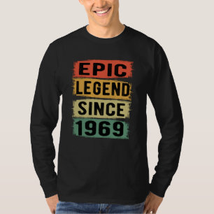56 Jahre alter Tag 1969 Epische Legende 56. Geburt T-Shirt