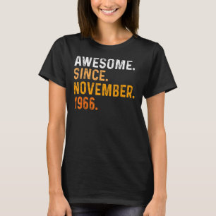 56 Jahre alter Witz Phantastisch seit November 196 T-Shirt