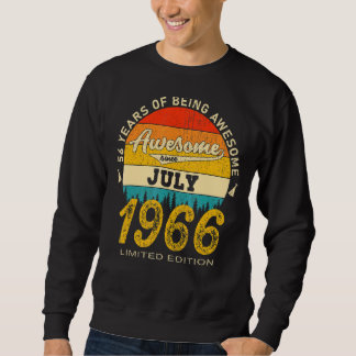56 Jahre Phantastisch seit Juli 1966 56. Geburtsta Sweatshirt