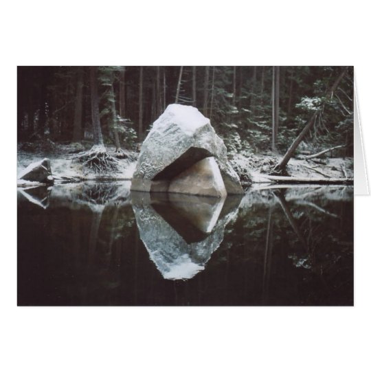 56. Riesige Steinreflexionen, Yosemite, CA Karte