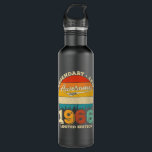 56 Year Old Awesome Since 1966 56th Birthday Gift Edelstahlflasche<br><div class="desc">Birthday Design For anyone who's horoscope say difficult & Stubborn But totally worth.Wear it with pride at work,  school gym perfect to pair with shorts,  leggings or jeans for a casual yet trendy Look</div>