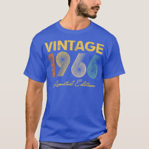 56te Geburtstagsgeschenk Idee Vintag 1966Männer Fr T-Shirt
