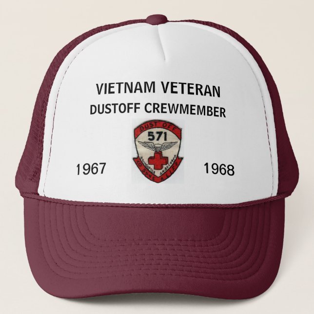 571st CASQUETTE de MAILLE de DUSTOFF CREWMEMBER (Devant)