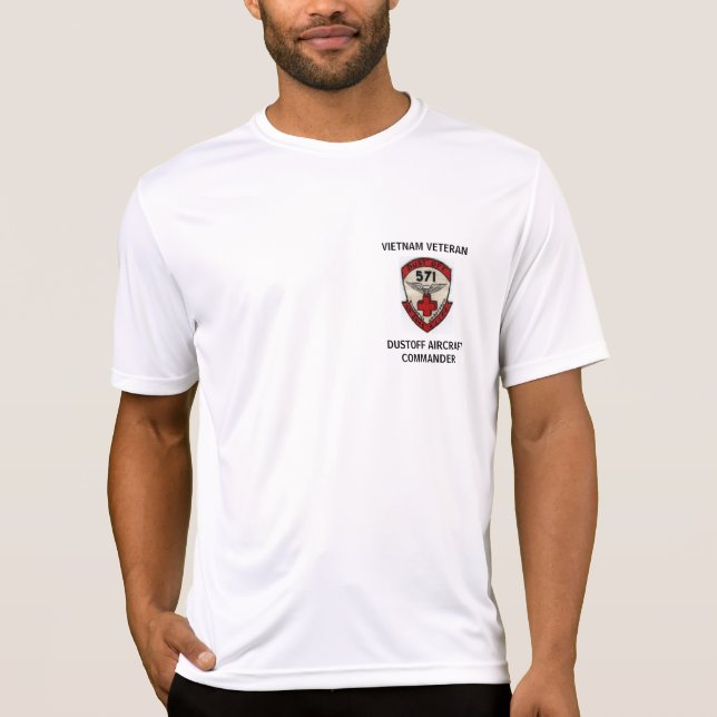 571st COMMANDANT T-SHIRT d'AVIONS de DUSTOFF (Devant)