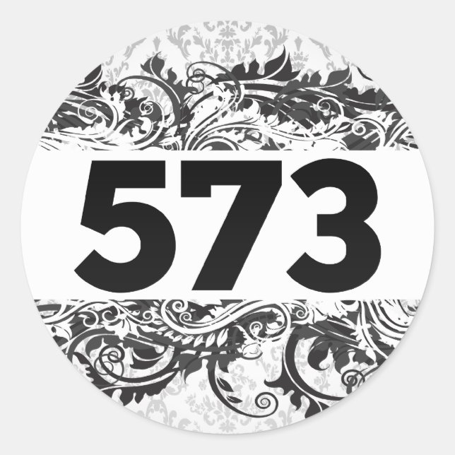 573 RUNDER AUFKLEBER (Vorderseite)