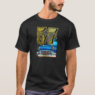 57 Chevy Auto-Cartoon T-Shirt