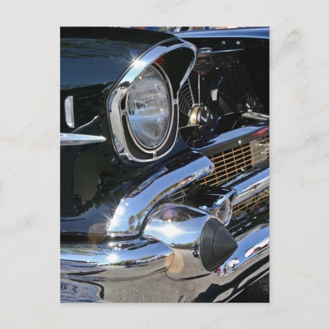 '57 Chevy Headlight - Postkarte (Vorderseite)