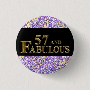 57. Geburtstag  Button
