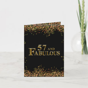 57. Geburtstag  Karte