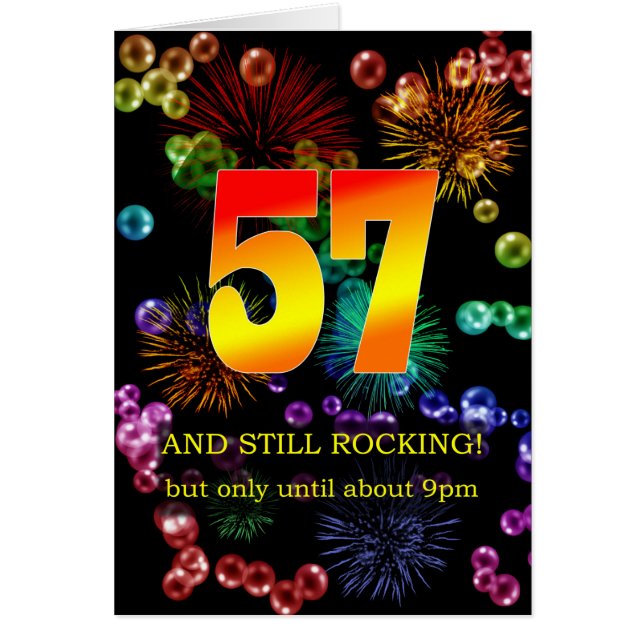 57. Geburtstag noch rocken (Vorne)