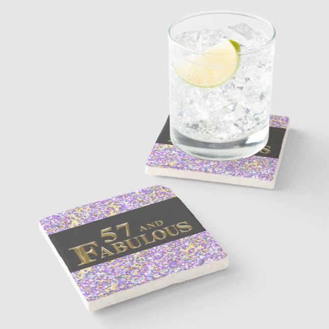 57. Geburtstag Steinuntersetzer (Seitenansicht)