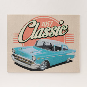 57 Klassiker-Autoreifen-Puzzle