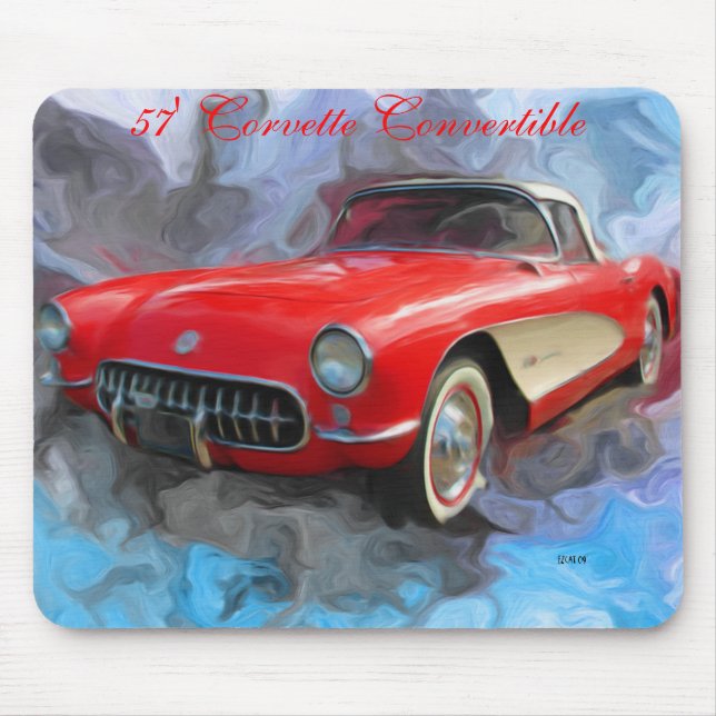 57' konvertierbare Mausunterlage Korvette Mousepad (Vorne)