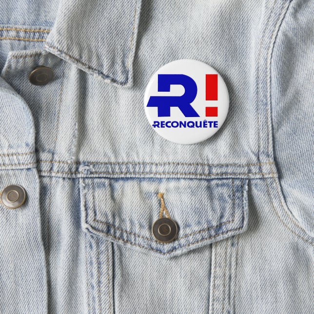 57 mm, Zemmour Präsident 2022 Button (Beispiel)