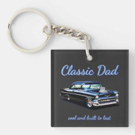 '57 Muscle Car Schlüsselring, klassischer Papa geb Schlüsselanhänger