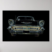 57 Poster Chevy Bel Air