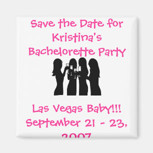 58192, Save the Date für Kristina's Bachelorette ( Magnet