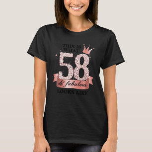 58 & Fabulous I Rose and White Party Gruppe Candid T-Shirt