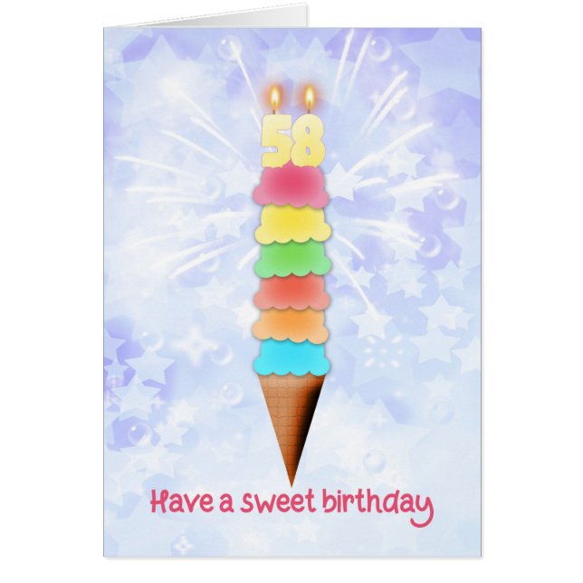 58. Geburtstag Rieseneis (Vorne)