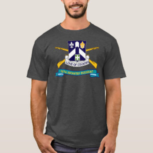 58. Infanterie-Regiment DUI w Br Ribbon X T-Shirt
