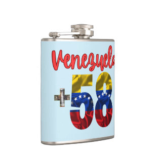 58 Venezuela Pride authentische venezolanische Wur Flachmann