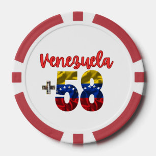 58 Venezuela Pride authentische venezolanische Wur Pokerchips