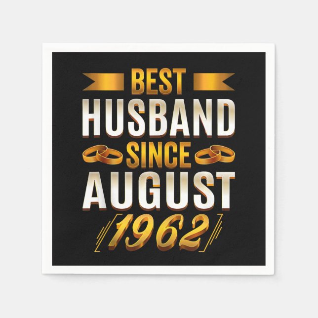 58th Anniversary Serviette (Vorderseite)
