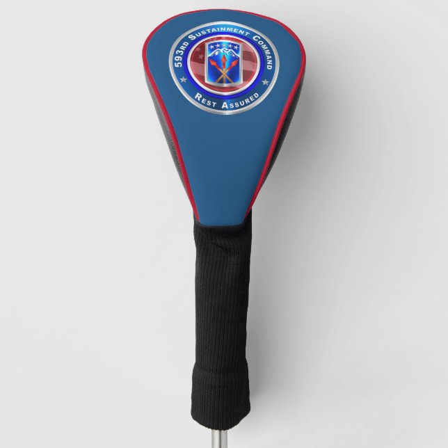 593. Nachhaltigkeitsbefehl "Erholung gesichert" Golf Headcover (Vorderseite)