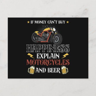 59.Biker, wenn Geld nicht kaufen Glück erklären Mo Ankündigungspostkarte