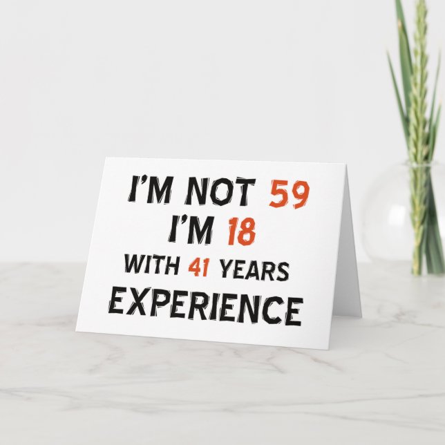 59. Geburtstagsentwürfe Karte (Vorderseite)