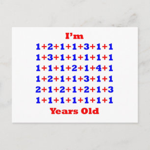 59 Jahre alt! Postkarte