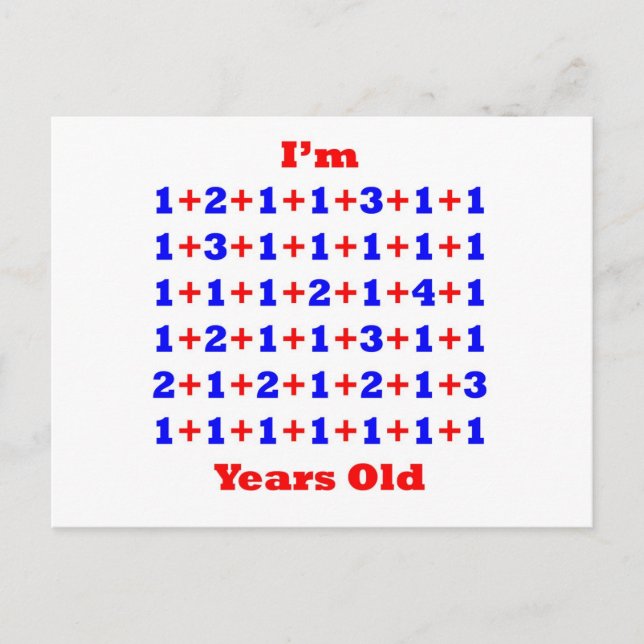 59 Jahre alt! Postkarte (Vorderseite)