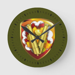 59. Ordnance Brigade - New Style Runde Wanduhr