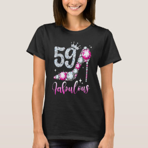 59 und fabelhafte 59. Geburtstagsschuhe T-Shirt