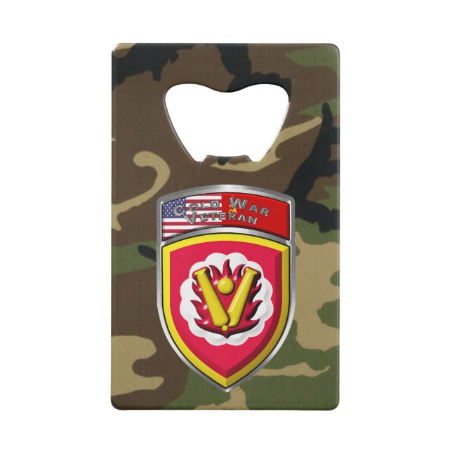  59th Ordnance Brigade Cold War Veteran Geldbeutel Flaschenöffner (Vorderseite)