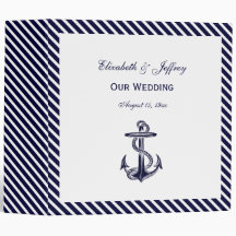 Ancre nautique Diag Stripe 2A Mariage Classeur