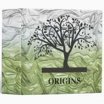 Classeur généalogique de l'arbre noir vert luxuria